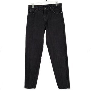 Vintage 90's Levi's USA Made Black Relaxed Tapered Jeans Men's 36x34 (actual 33)
